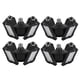 thumbnail image 1 of 4pcs LED Bombilla de lámpara De Taller Accesorio De tejado Plegable 150W Oficina Al Salvador Luz del garaje del taller, 1 of 10