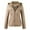 Khaki, variant on TJAZFJPA Women's Outerwear Vests Beige Women's Slim Leather Stand Collar Zip Motorcycle Suit Belt Coat Jacket Tops Sweater Vest Tops for Women Crop Duster Vest for Women Long