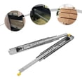 thumbnail image 3 of Miumaeov Hardware 1 Pair of 28 Inch Heavy Duty Drawer Slides, 500LB Full Extension Side Mount Ball Bearing Drawer Rails, Galvanized Anti-rust Drawer Slides with Lock & Buffer Cushion, 3 of 10