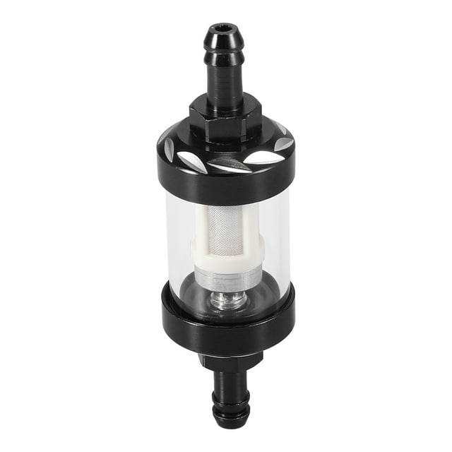 Negro Combustible Filtros Motor En Línea Gas Combustible Línea Filtro para Motocicleta