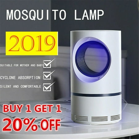 Safe Photocatalytic 2019 NEW Mosquito Killer Lamp LED Light Non-Toxic UV Insect Trap