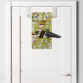 thumbnail image 2 of Kitten Hanging Pocket Organizer, Sushi Cat Japanese Neko Wrap Tasty World Cuisine Cartoon, Printed Polyester Storage Bag with Pockets, 9" x 16", Yellow Green Multicolor, 2 of 2