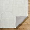 thumbnail image 4 of Mark&Day Wool Rugs, 8x10 Farzad Traditional Light Gray Area Rug, Ivory Pearl Light Gray Carpet for Living Room, Bedroom or Kitchen (8' x 10'), 4 of 7