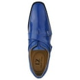 thumbnail image 4 of LIBERTYZENO Mens Dress Male Double Monk Strap Shoes, ROYAL BLUE, 11, 4 of 7