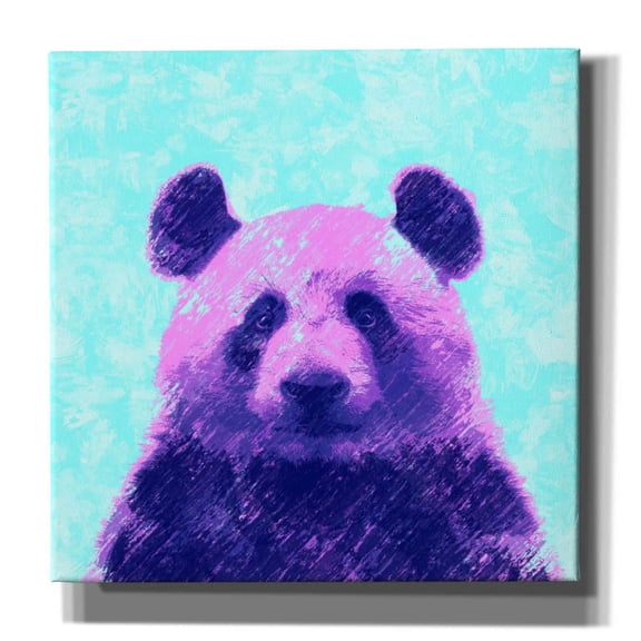 Epic Graffiti 'Fluffy', Canvas Wall Art, 12"x12"