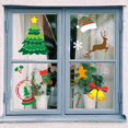 thumbnail image 6 of 3pcs Christmas Theme Stencils Christmas Tree Snowflakes Ball Moose Bell Socks Stencil 11.8×11.8inch with Paint Brush PET Christmas Template for Gifts Art DIY Crafts diy, 6 of 7