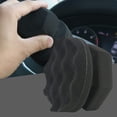 thumbnail image 4 of 5Pcs Tire Waxing Sponge with Grip Handle, High Density Foam Wave Shape Sponges H-e-x Grip Sponge Handheld Tire Cleaner Sponge Tire Dressing Tools, 4 of 7