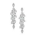 thumbnail image 1 of Pendientes de araña para novias, pendientes colgantes de diamantes de imitación de cristal, circonita cúbica para mujeres y novias ﻿, 1 of 5