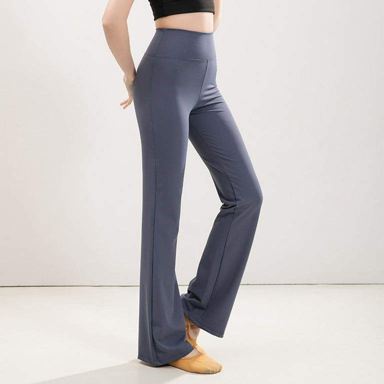 Reduce Price Hfyihgf Bootcut Yoga Pants for Women High Waist Dress Pants  Bootleg Workout Pant Stylish Flared Leggings for Casual Work(Dark Gray,M) 
