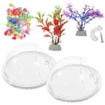 thumbnail image 1 of COSMOBETTY Acuario De Pared De Acrílico Transparente Para Peces Con Colgante Decorativo Multicolor, 1 of 6