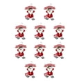 thumbnail image 1 of Wosthever Colgantes de decoración navideña Año Nuevo Hogar Colgando Ventanas Árbol de Navidad Adornos para puerta de gabinete Niños Niños tipo 9 10Conjunto, 1 of 6