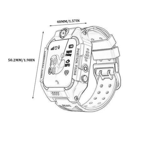 Children Smart Watch Positioning Kid Phone Watch Sim Call SOS Anti-lost Watch | Walmart Canada