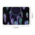 thumbnail image 3 of Fotbe Extra Durable Door Mat - Dirt Trapping Outdoor Welcome Mats - Non-Slip Outdoor Door Mats - Low Profile Front Door Mat - Indoor (16" x 24", Dreamcatcher With Colorful Feathers ), 3 of 8