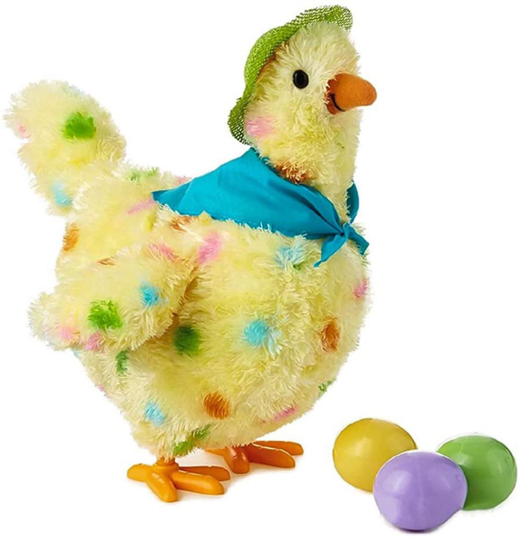 Poulet Pondeur électrique Chrees – Jouet En Peluche Qui Danse, Chante Et Pond 3 œufs – Pâques, Garçons Et Filles