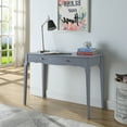 thumbnail image 4 of Acme Furniture Bureau Alsen, Finition Grise, 4 of 4