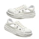 thumbnail image 3 of Shell Head Cut Out Sneaker Sandalias deportivas de mujer transpirables informales de suela gruesa para el verano, 3 of 8