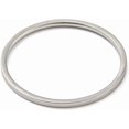 thumbnail image 2 of Non-Tarnish 304 Stainless Steel Simple Plain Band Finger Ring for Women Men Stainless Steel color Size 9 Inner Diameter: 19mm 1mm, 2 of 2