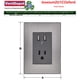 thumbnail image 3 of Placa Contacto y USB Inoxium2U1COxford 3Pzas USBx2/Contacto 110/125-250VCA 15A 50/60Hz 5VDC 2.1A Plateado/Oxford Acero I, 3 of 3