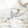 thumbnail image 4 of Rosec Jewels Lab Created Diamond Infinity Earrings - Diamond Stud Earrings - EF-VS Quality, 14K White Gold, 4 of 8