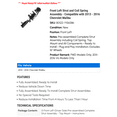 thumbnail image 2 of Front Left Strut and Coil Spring Assembly - Compatible with 2013 - 2016 Chevy Malibu 2014 2015, 2 of 2