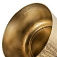 thumbnail image 6 of Gild Design House Thallo Gold Metal Floor Planters, Set of 3, 6 of 7