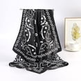 thumbnail image 4 of AWAYTR Women's Large Satin Square Head Scarf, 2Pcs, 4 of 5