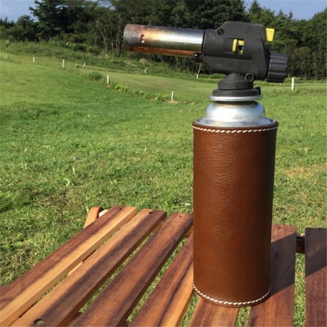 Bolsa de almacenamiento para tanque cilíndrico accesorios para tanque de Gas Ehuebsd cubierta protectora larga de cuero PU cubierta para depósito de Gas