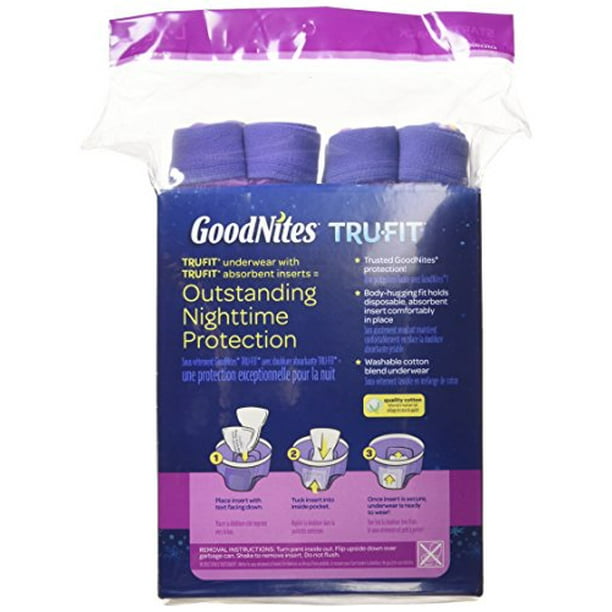 Goodnites Durable Underwear Starter Kit Large/X-Large Girl, 7-Count 