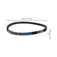 thumbnail image 2 of HEALEEP 5Pcs Washing Machine Belt Rubber Drive Transmission Replacement Part Black for Washer, 2 of 8