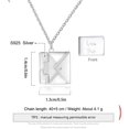 thumbnail image 2 of Collar Personalizado, Collar Con Colgante De Sobre De Plata 925 Para Madre E Hija, Collar Con Carta De Amor, Regalo Para Cumpleaños Guardurnaity AP006155-00, 2 of 6