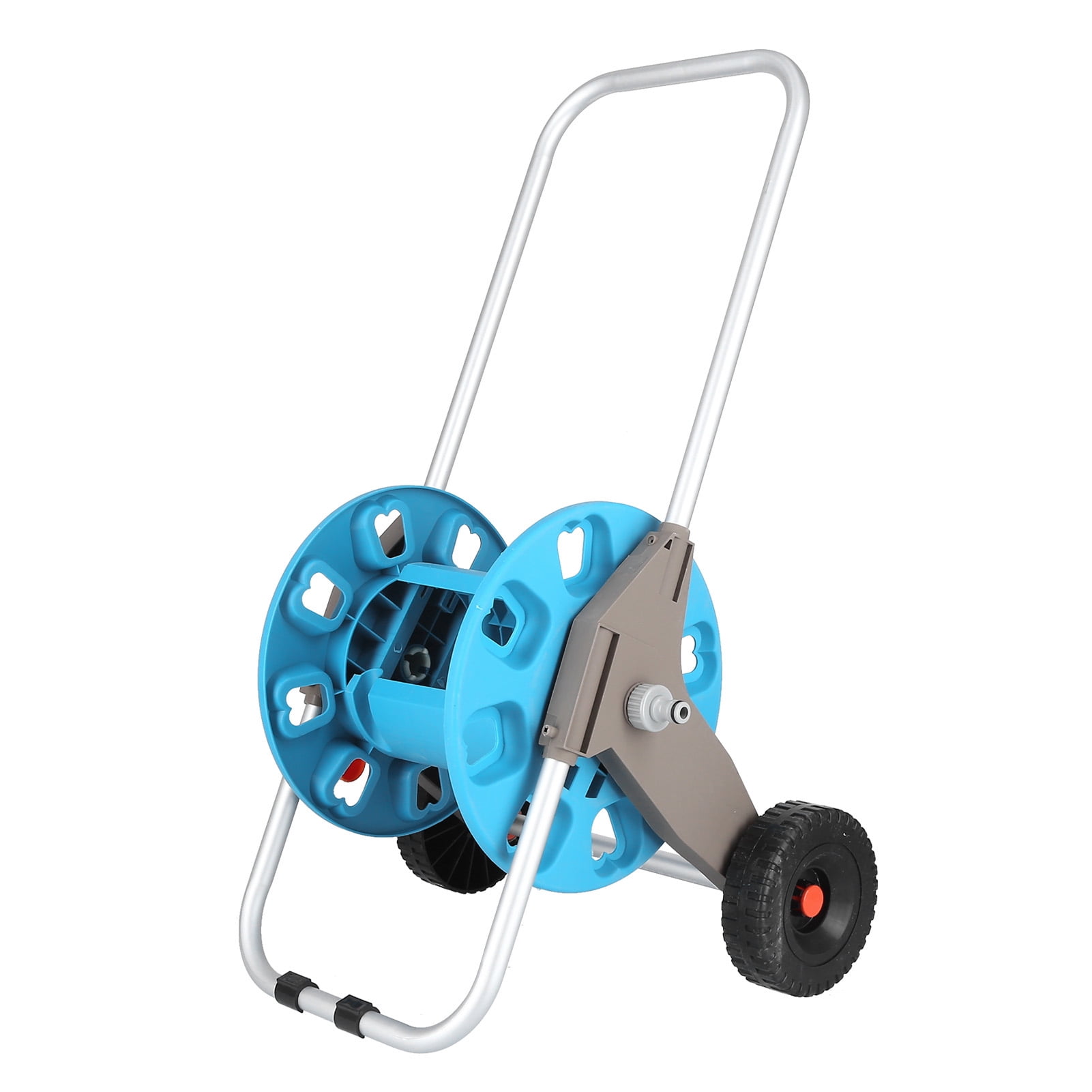 Tebru G1/2 Hose Reel Cart With Wheels Portable Garden Lawn Yard Water Pipe Winder Organizer For 35m Hose,Garden Accessory,Garden Hose Cart