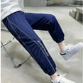 thumbnail image 5 of Workout Pants for Boys Lightweight Tapered Leg Trousers Size 4-15 Teens Kids Casual Solid Elastic Waist Athletic Gym Pant Summer, 5 of 8