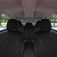 thumbnail image 3 of For 2018-2022 Toyota Camry FH Group Neoprene Custom Fit Waterproof Car Seat Covers - Full Set Black, 3 of 5