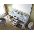 thumbnail image 4 of Ariel D073d-2 Kensington 73" Free Standing Double Basin Vanity Set - White, 4 of 7