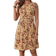 thumbnail image 2 of Womens Summer Dresses Yellow XXL, 2 of 9