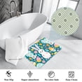 thumbnail image 3 of Easter Polyester Non-Slip Machine Washable Chair Rugs Office Mat Area Rugs Bath Rug, 3 of 6
