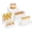 White, variant on 5 Pcs Metal Display Stands for Buffet Table Cake Risers, Cupcake Rectangle Stand for Wedding, Party, Catering Supplies, Elegant Food Risers for Display with 5Pcs Hollow Bottoms Sturdy Modern