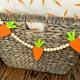 thumbnail image 6 of SLYNSHome Easter Wooden Beads Carrot Garland Spring Decor Easter Hanging Garland Banner Party Supplies for Mantle Wall Fireplace Tiered Tray, 6 of 6