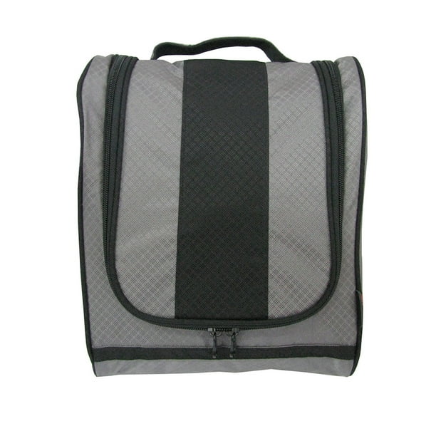 ESTUCHE DE VIAJE O NECESER 0511 GRIS-NEGRO ORO ANGELUS BOSCAINI NECESER 0511