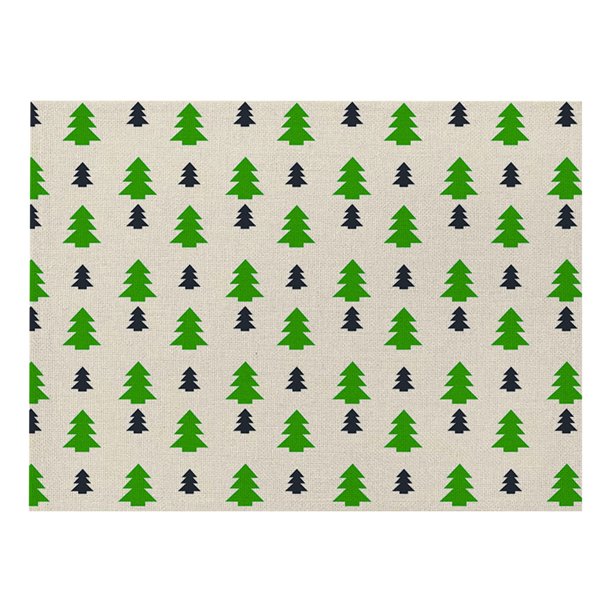 Gibobby Manteles Individuales Desechables Para Navidad Manteles de mesa de Navidad Manteles de mesa lavables vintage rústicos de Navidad (AL, One Size)