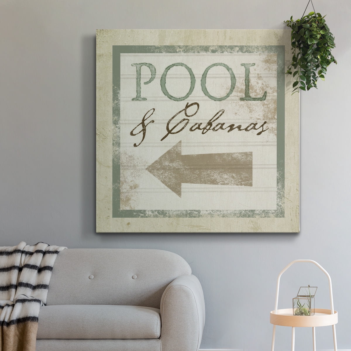 Wexford Home Beach Sign X-Premium Gallery Wrapped Canvas, 32" x 32" - Ready to Hang