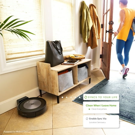iRobot - Roomba j7 (7150) Wi-Fi Connected Robot Vacuum - Graphite
