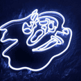 thumbnail image 2 of Glowneon Ghost With Knife Neon Sign, Halloween Party Decor, 2 of 4