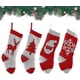 thumbnail image 1 of Calcetines Navideños Tejidos Foohvr 4 Piezas Patrón de Reno, 1 of 5