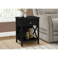thumbnail image 4 of Accent Table - End - Side - 2 Tier - Nightstand - Black - Lamp - Storage, 4 of 4