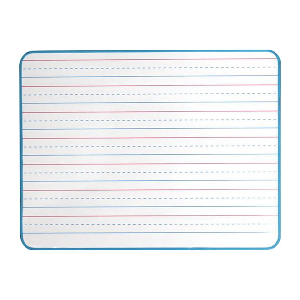 Pizarra de borrado en seco de doble cara Mini tablas blancas 9x12 pulgadas Borde azul Sunnimix pequeña pizarra blanca