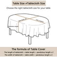 thumbnail image 3 of Nappe d'Halloween Toile d'Araignée Nappe pour Table Ronde Ovale Rectangulaire, Imperméable, Durable, Réutilisable Visage de Citrouille Nappe pour Décoration de Fête d'Halloween - 54x72 Pouces, 3 of 5