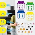 thumbnail image 4 of Juguete Magnético de Clasificación de Colores, Juego de Alfabeto, Aprendizaje de Reconocimiento de Letras, Imán de Refrigerador para Niños A Juego con Formas de Colores, 4 of 5