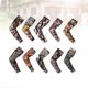 thumbnail image 4 of 10pcs Sun UV Protection Stretch Arm Cover Printed Sunscreen Sleeves Cycling Sun Block Sleevelet Mixed Style, 4 of 4