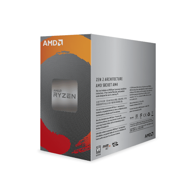 vitalitet Udvej foretrækkes AMD Ryzen 5 3600 6-Core, 12-Thread 4.2 GHz AM4 Processor - Walmart.com